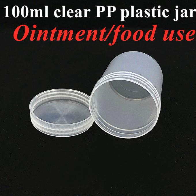 Hot Sale 150g 250g 500g Empty Black White Blue Red Translucent Single Wall PP Plastic Cosmetic Skin Care Jar for Cream