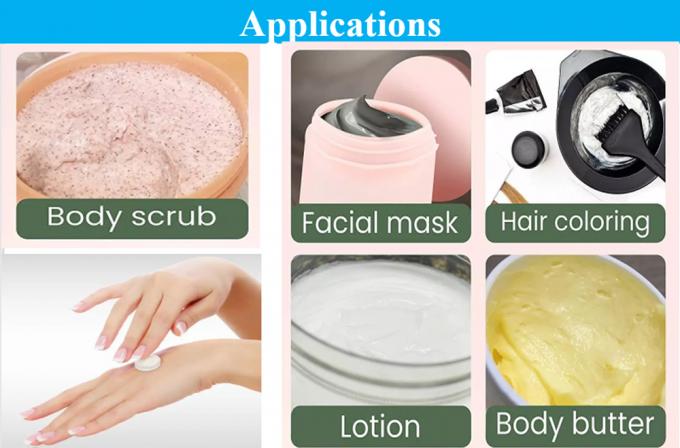 100g 250g 500g Double Wall White Black Blue PP Cream Jar with Screw Cap Face Cream Cleanser Lip Foot Balm Jar Container Cosmetic Packaging