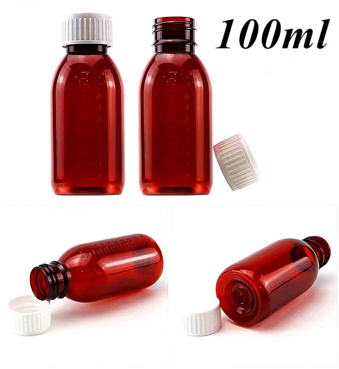 2023 Hot Sale 100ml 120ml 150ml Medicine Oral Liquid Syrup Plastic Bottle Pet Cough Syrup Bottle