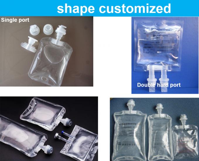 100ml 250ml 500ml Saline Solution Infusion Bag Medical Disposable Pressure IV Non PVC Infusion Bag