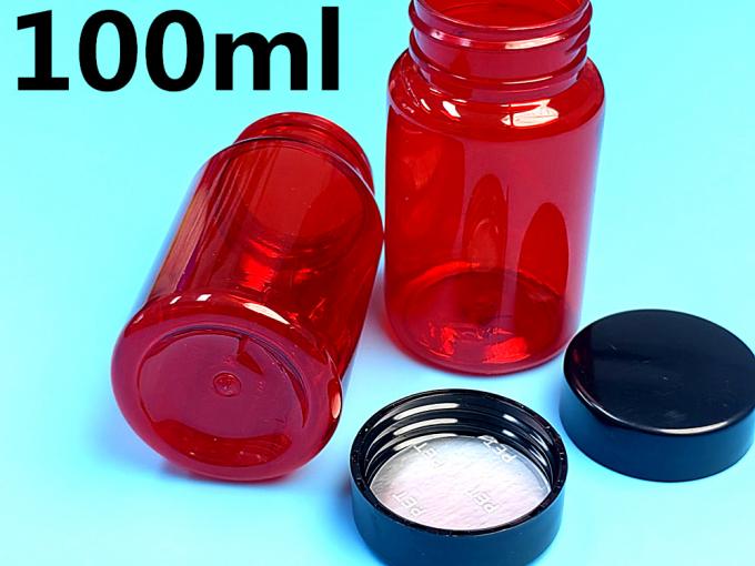 100cc 150cc Pet Plastic Capsule Bottle Medicine Pill Vitamin Bottle Container Plastic Pill Capsules Bottle