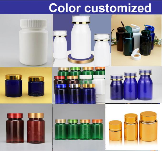100cc 150cc Pet Plastic Capsule Bottle Medicine Pill Vitamin Bottle Container Plastic Pill Capsules Bottle