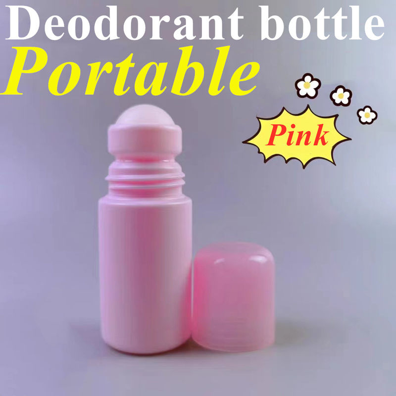 50 ml 60 ml esanslı yağ vücut kokusu Koltuk altı cilt bakımı Plastik HDPE Deodorant Antiperspirant Plastik Rulo Şişede