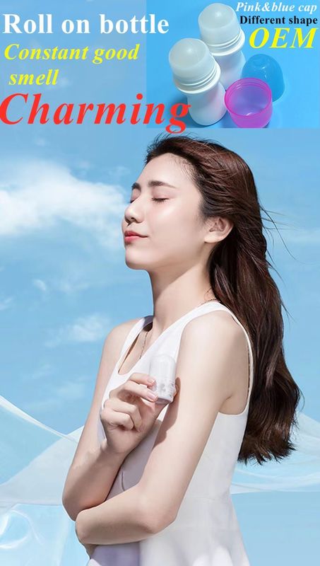 Yaz Özel En Son Tasarım 30 Ml 50 Ml 60 Ml Şişede Yeniden Doldurulabilir Beyaz HDPE Deodorant Plastik Rulo