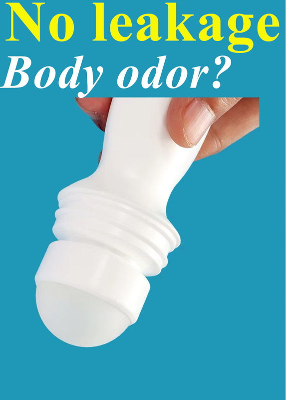 30ml 50ml 60ml 100ml PE Deodorant Şişesi üzerindeki plastik rulo Parfümlü Vücut Şişesi Şişe üzerindeki antiperspirant rulo