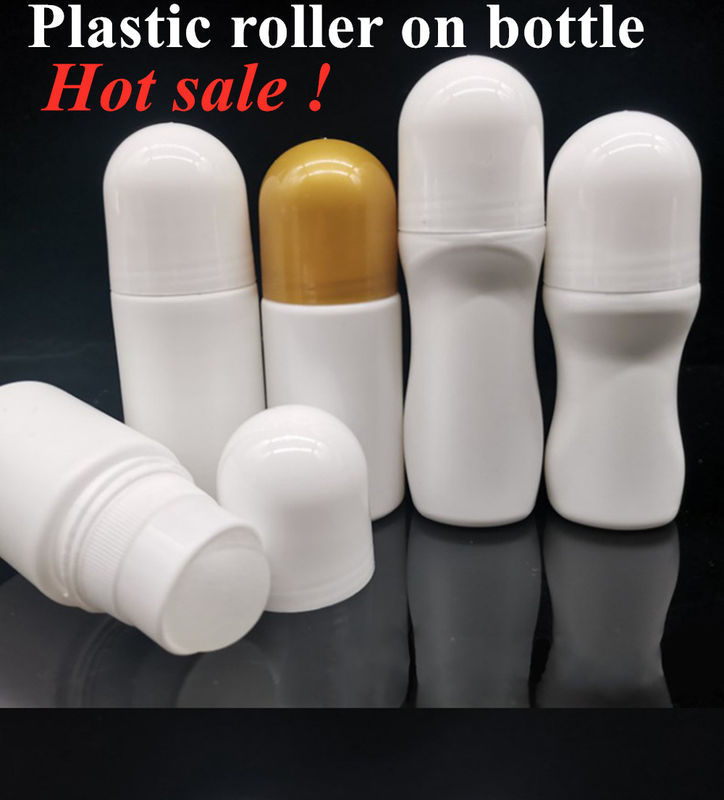 30ml 50ml 60ml 100ml PE Deodorant Şişesi üzerindeki plastik rulo Parfümlü Vücut Şişesi Şişe üzerindeki antiperspirant rulo