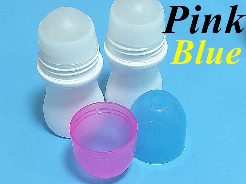 30ml 50ml 60ml 100ml PE Deodorant Şişesi üzerindeki plastik rulo Parfümlü Vücut Şişesi Şişe üzerindeki antiperspirant rulo