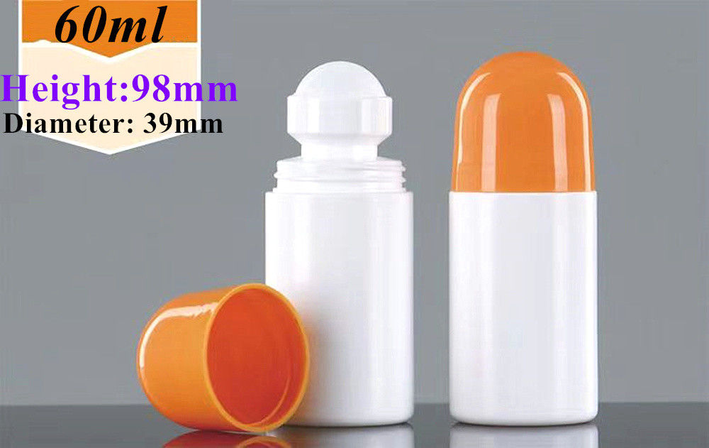 30 ml 50 ml HDPE Plastik Boş Deodorant Esanslı Yağ Rulo Plastik Şişe Vücut Kokusu Parfüm Plastik Roller Şişe