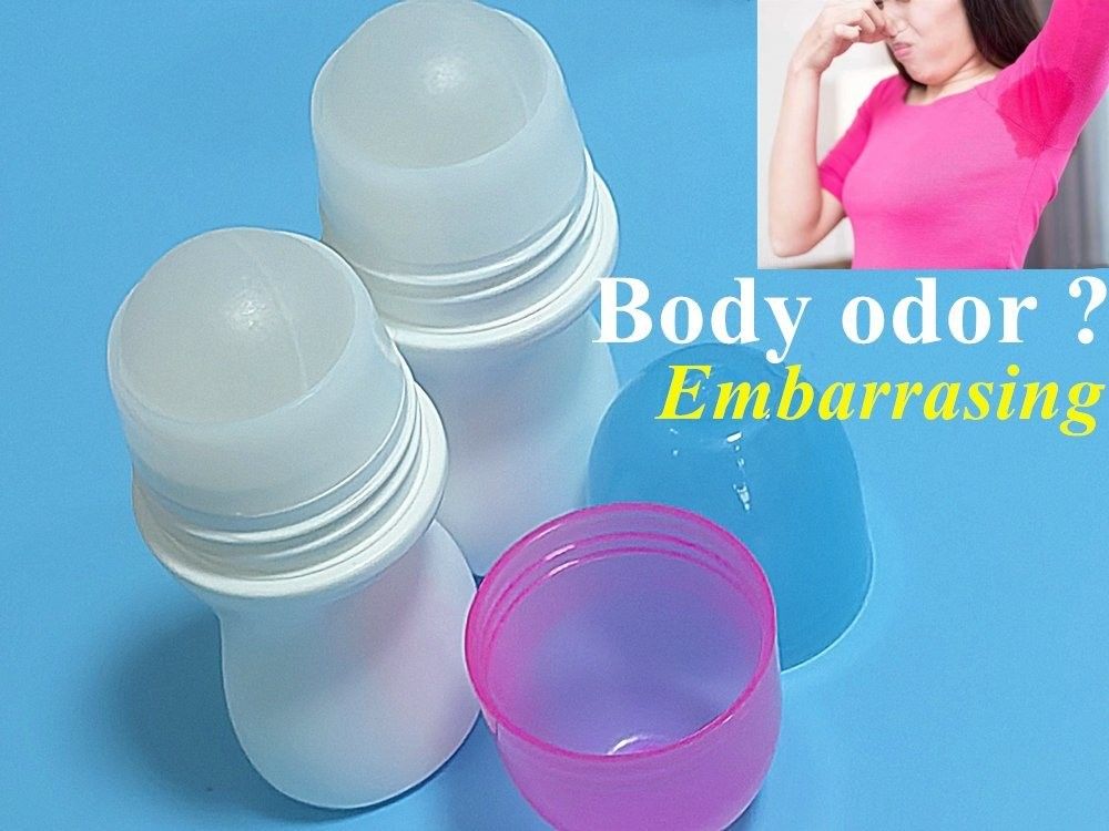 30ml 50ml50ml 60ml HDPE Plastik Rulolar, PP Roller Topları Vücut Kokusu Roller Ball Konteyner