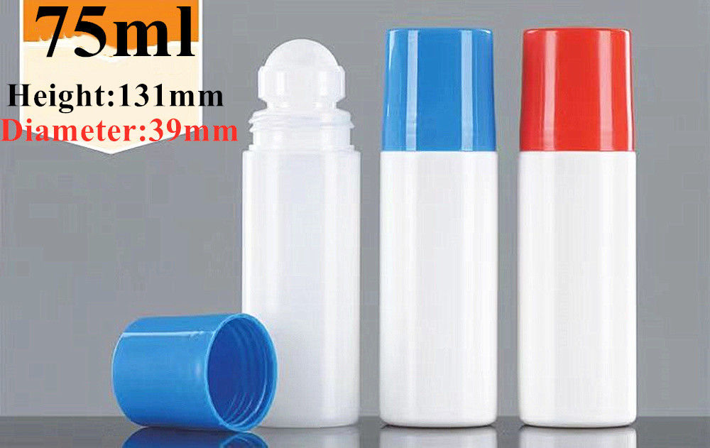 Sızdırmaz Plastik Rulo Şişede Turuncu Kapak Rulo Deodorant Kapları