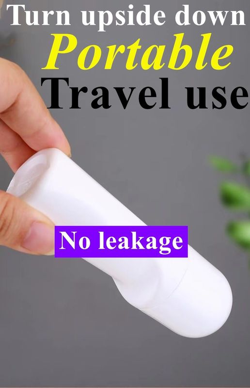 30ml 50ml 60ml HDPE Deodorant şişesi üzerindeki plastik rulo Boş şişe Deodorant konteyner şişe rulo topu ile