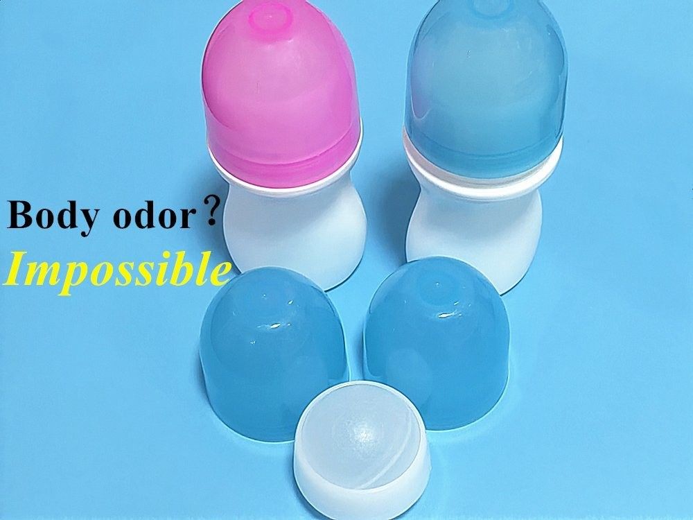 30 ml 50 ml 60 ml Beyaz Plastik Rulo Şişe HDPE Deodorant Şişesi Boş Doldurulabilir Taşınabilir Yolculuk Şişesi