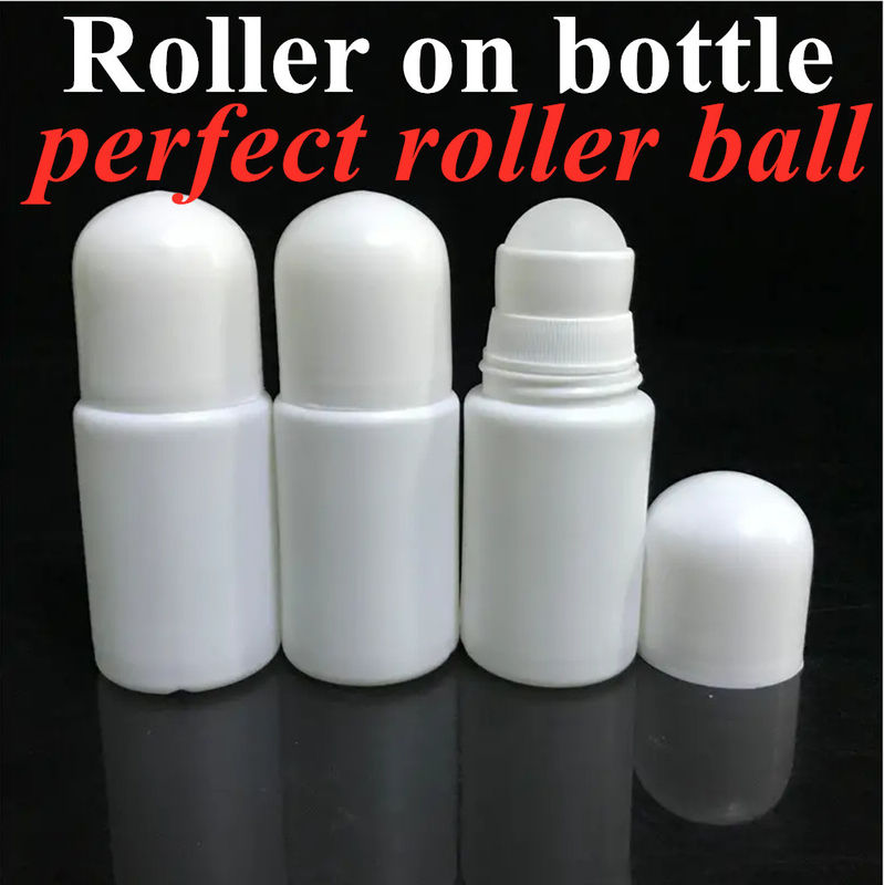30ml 50ml 60ml Parfüm Kremi Parfüm Deodorant Kapları Deodorant Şişesinde Yuvarlak Boş HDPE Rulo