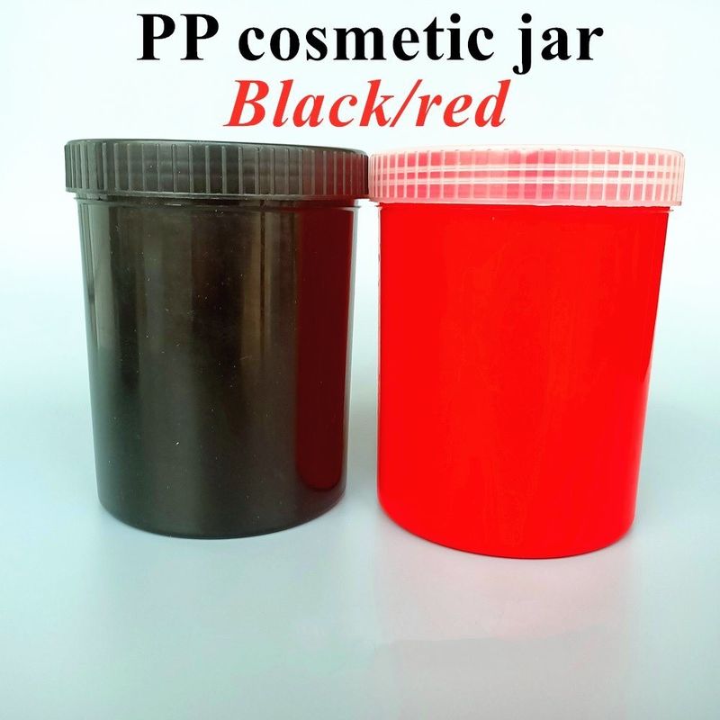 Özellik 150ml 250ml 500ml 950ml 1000ml Beyaz Siyah boş Mavi Şeffaf PP Kapalı kozmetik krem kavanozu