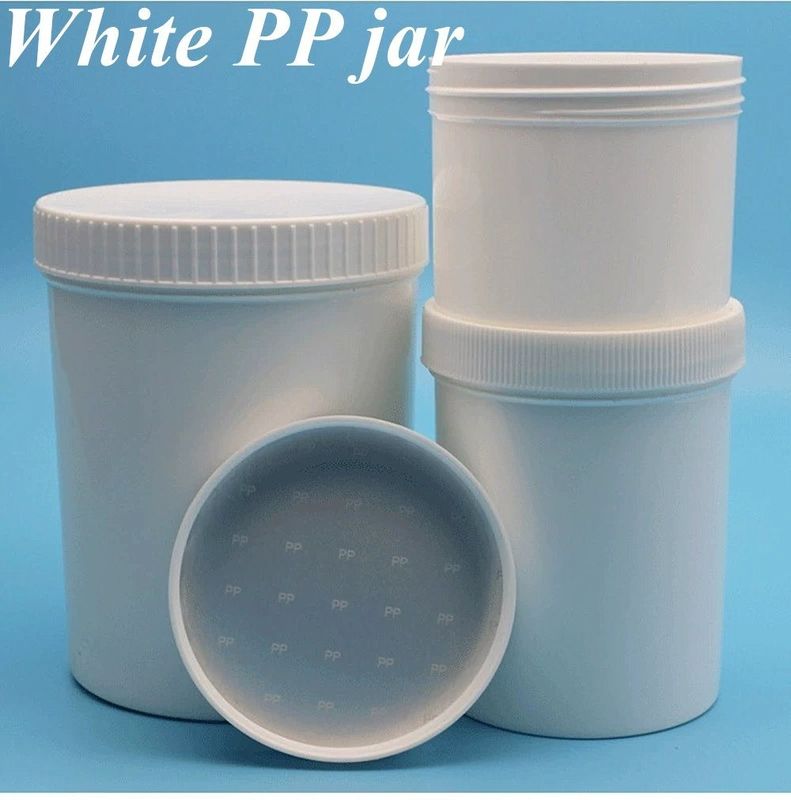 Kozmetik Konteyner 150g 250g 500g Beyaz siyah PP Plastik Göz Yüz Vücut Kremi Kavanoz Vuruş Kapaklı Makyaj Alt Paket Kavanoz