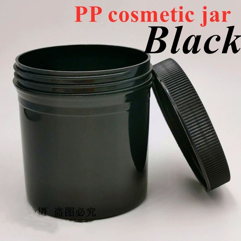 250ml 8oz 500ml 950ml 1000ml PP Plastik Kozmetik Açık Şeffaf Beyaz Pot Plastik Yağ Çikolatalı Kavanoz