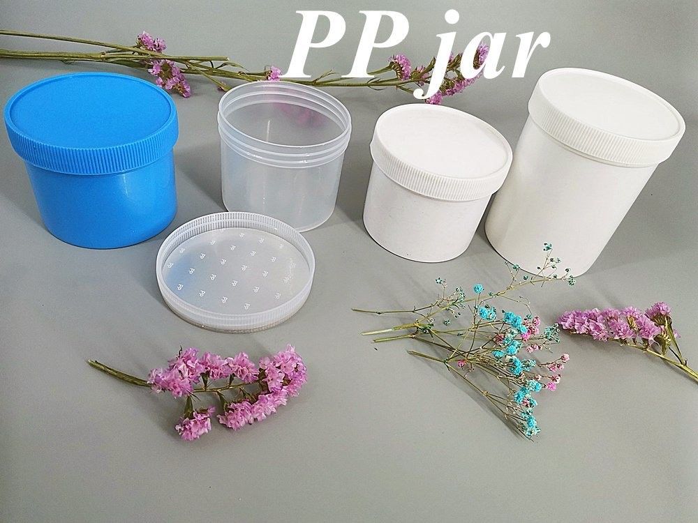 150g 250g 500g Beyaz Açık Şeffaf Siyah Kırmızı Mavi Yuvarlak Geniş Ağızlı PP Kozmetik Eşsiz Lüks Plastik krem kavanozu