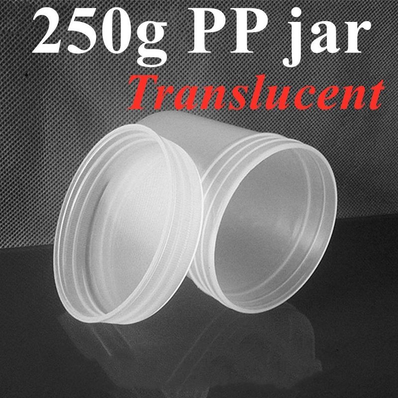 150ml 250ml 500ml 950ml 1000ml Beyaz Mavi Şeffaf Siyah Alt Paket Şişelenmiş PP Krem Kavanoz kozmetik paketi