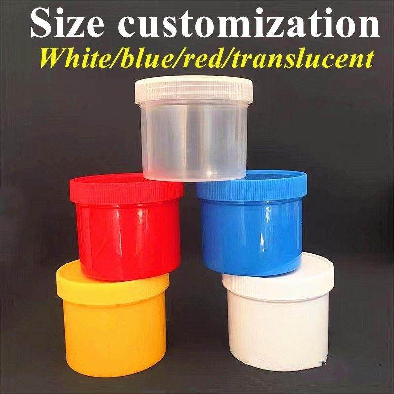 150ml 250ml 500ml Kozmetik Krem Plastik Kapaklı PP kozmetik ambalaj krem kavanozu