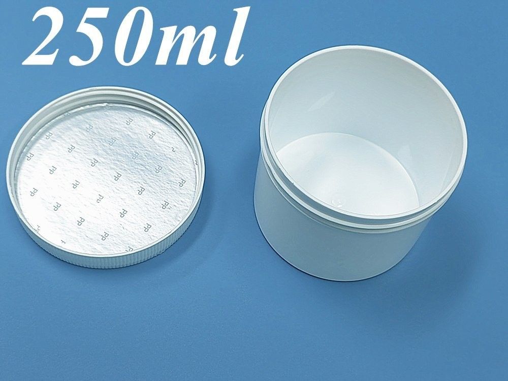 150ml 250ml 500ml Kozmetik Krem Plastik Kapaklı PP kozmetik ambalaj krem kavanozu