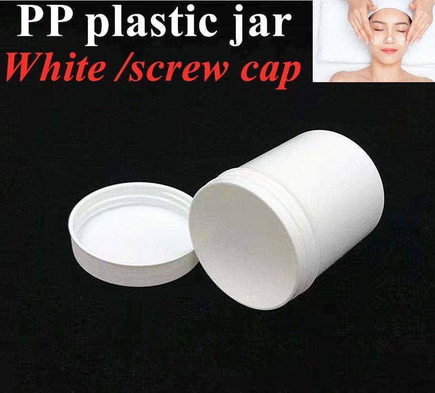 250ml 0.5L 1L PP kozmetik kavanoz Plastik kavanoz kozmetik ürünler için kaplar
