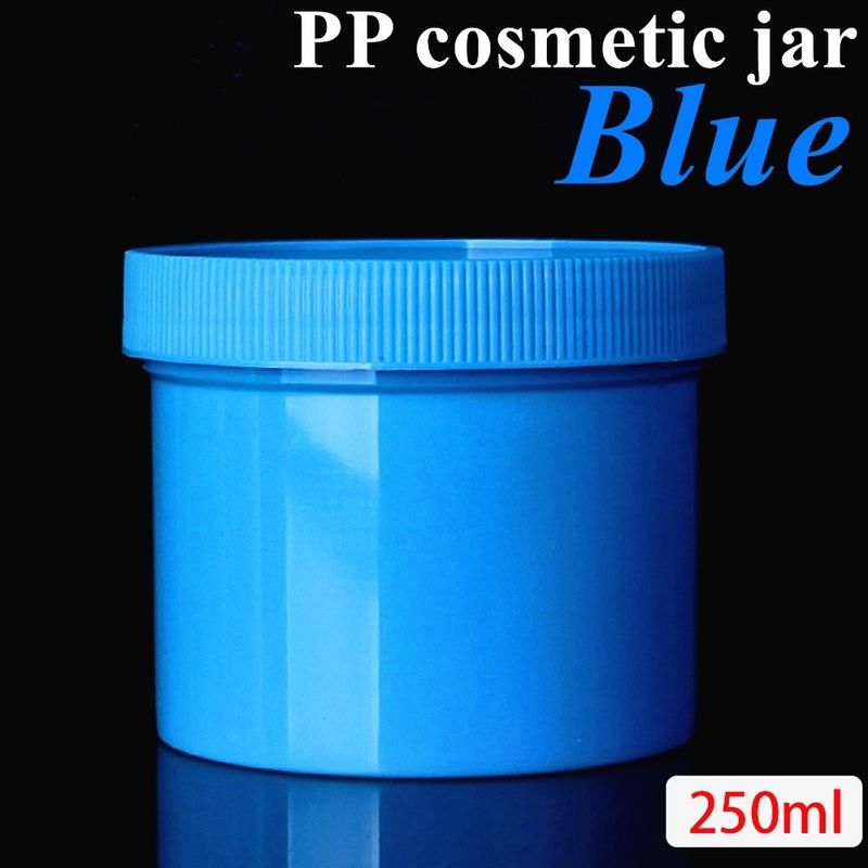 SGS 100ml 250ml 500ml 1000ml PP Kozmetik Kavanoz Kozmetik Örnek Kaplar Merhem Kavanoz Döşeme Kapalı