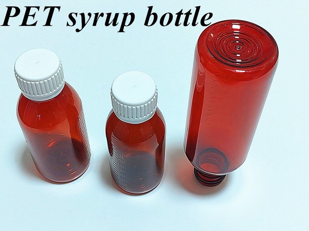 100 ml 120 ml Oral Liquid Pet Amber Cough Syrup Container Amber Empty Cough Syrup Bottle with Ropp Cap 100 ml 120 ml Oral Liquid Pet Amber Cough Syrup Container