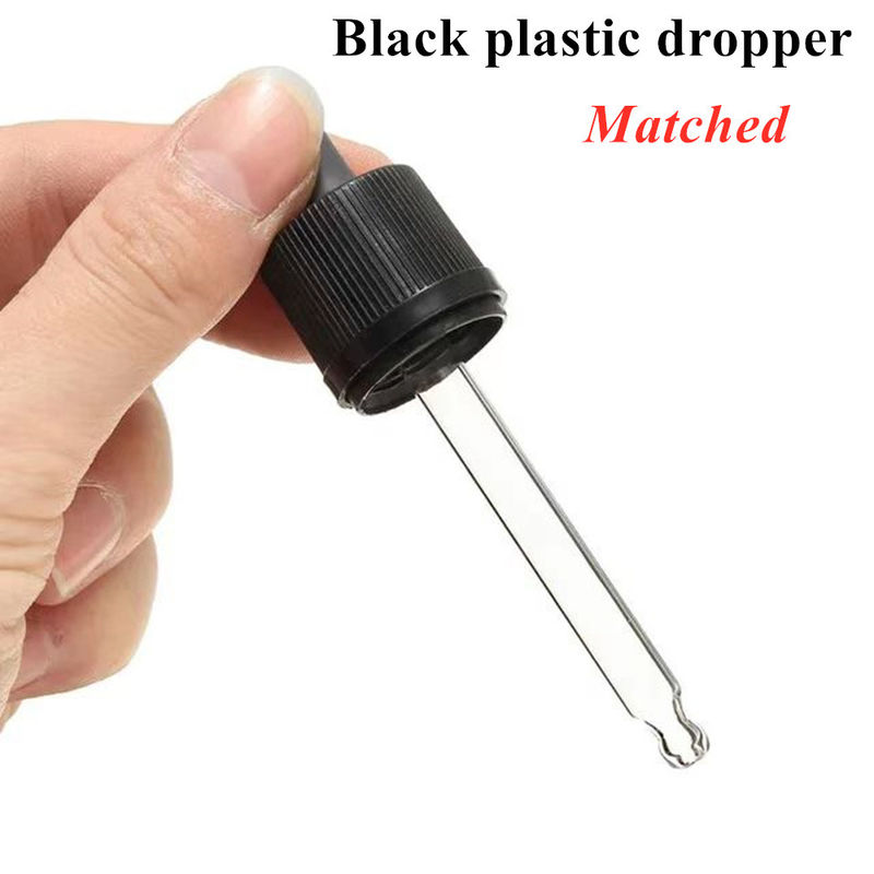 1 oz 2 oz 5ml 10ml 15ml 20ml 30ml 50ml Boş Esansyel Yağ Deri Bakım Serumu Yüz El Kullanımı Beyaz Dondurulmuş Cam Damla Şişe