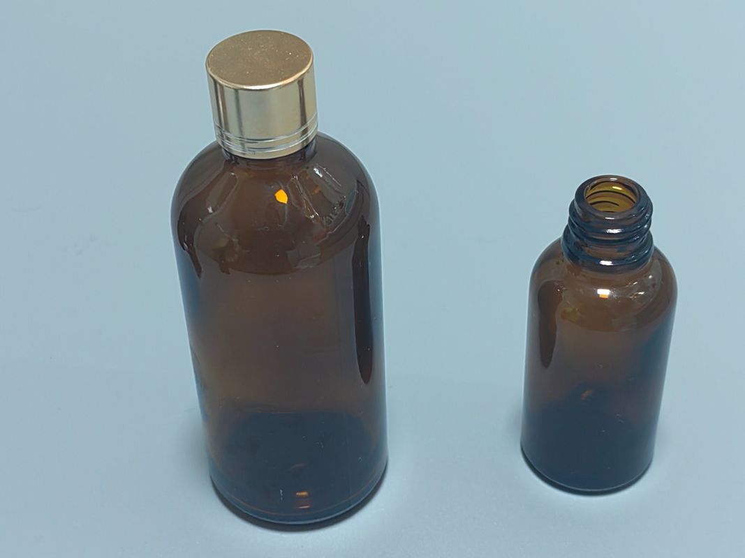 Essential Oil Packaging 1OZ 2OZ 20ml 30ml 50ml Amber Essential Oil Serum Çocuk Koruma Kapalı Cam Damla Şişe