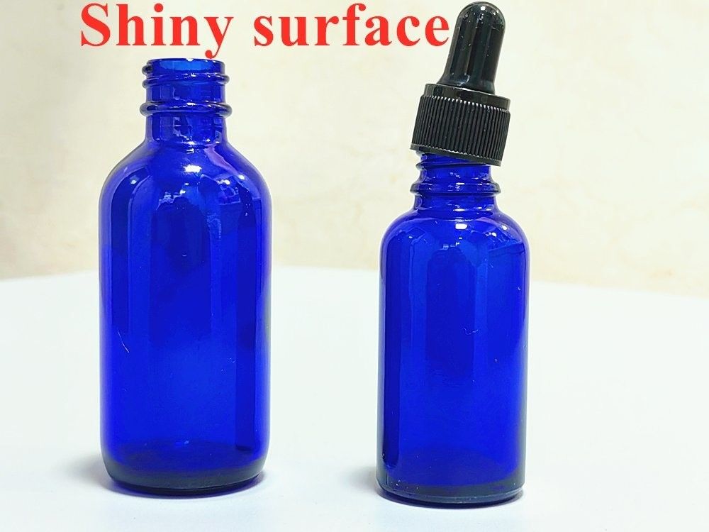 10ml 20ml 30ml 50ml Boş Boston Yuvarlak Kozmetik Paket Boş Mavi Esansyel Yağ Cam Damla Şişesi Damla Kapaklı