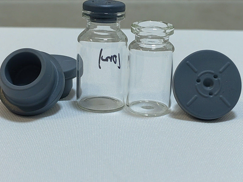 13mm 20mm 28mm gri renkli Cam Enjeksiyon Şişeleri Liyofilize Toz şişeyi Kullanın İlaçlı Butil Kauçuk Kapak