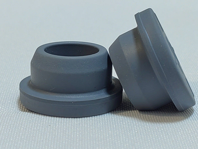 13mm 20mm 32mm Tıbbi Gri Liyofilizasyon Butyl Kauçuk Kapak Cam Enjeksiyon Flakonları Infüzyon şişesi