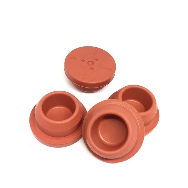 13mm 20mm 32mm Tıbbi Gri Liyofilizasyon Butyl Kauçuk Kapak Cam Enjeksiyon Flakonları Infüzyon şişesi