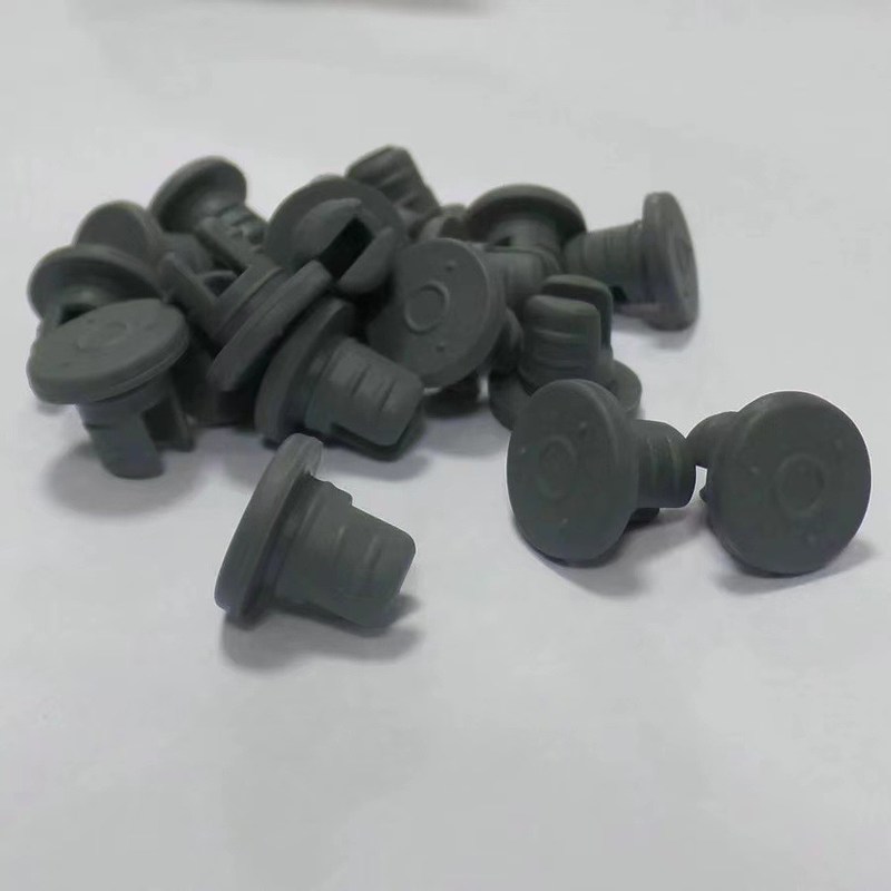 20 mm 23 mm tıbbi şişe kapakları Tıbbi Butil Kauçuk Kapakları İlaçlı Liyofilizasyon Cam Şişe