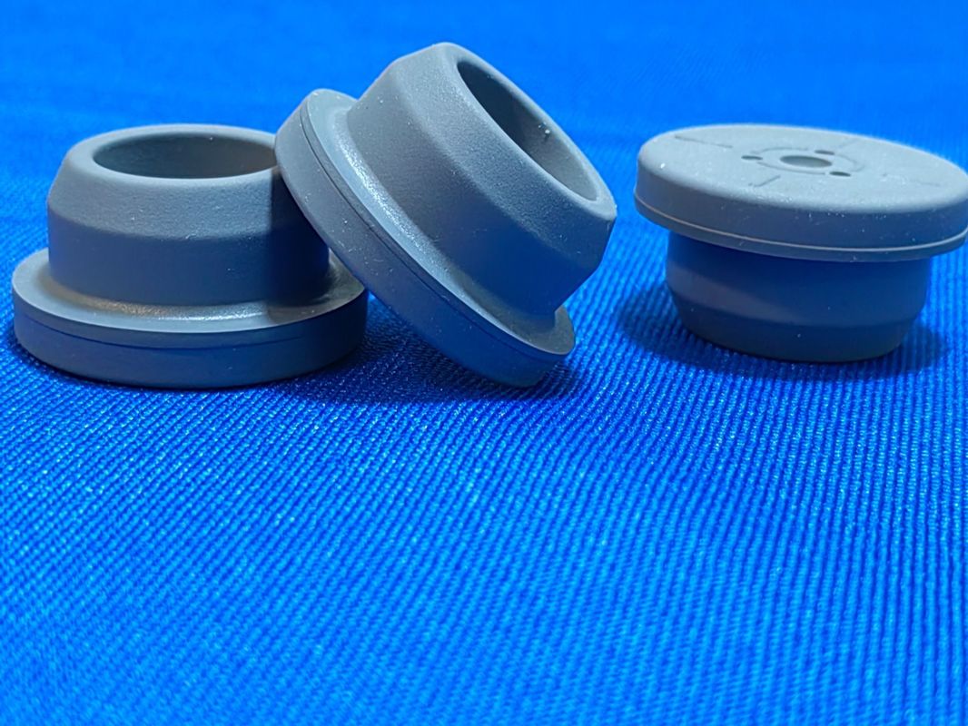 13mm 20mm 28mm 32mm Farmasötik Paket Yıkamaz Steril tıbbi Butyl Kauçuk Kapak Cam Şişe Enjekte edilebilir