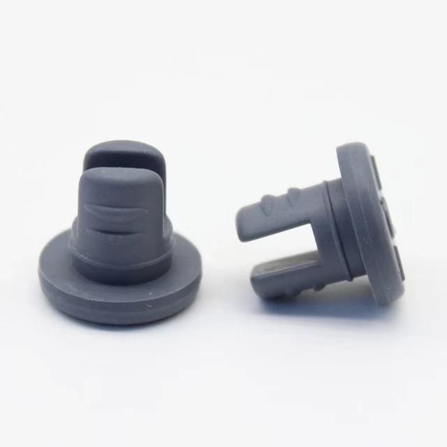 13mm 20m 28mm 32mm Liyofilizasyon cam şişeleri Tıbbi gri Butil Kauçuk Şişe için kapak cam şişe Cam Infüzyon şişe