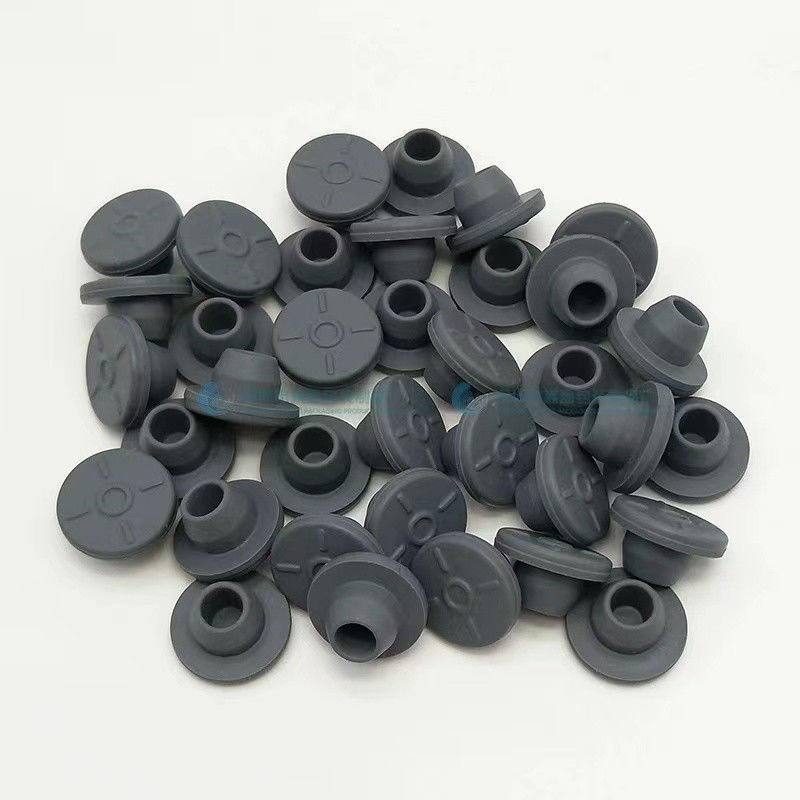 13mm 20mm 28mm Cam Enjeksiyon Flakon 20-a Tıbbi Butil Kauçuk Farmasötik Bromobutil Kauçuk Kapak Cam Flakon için