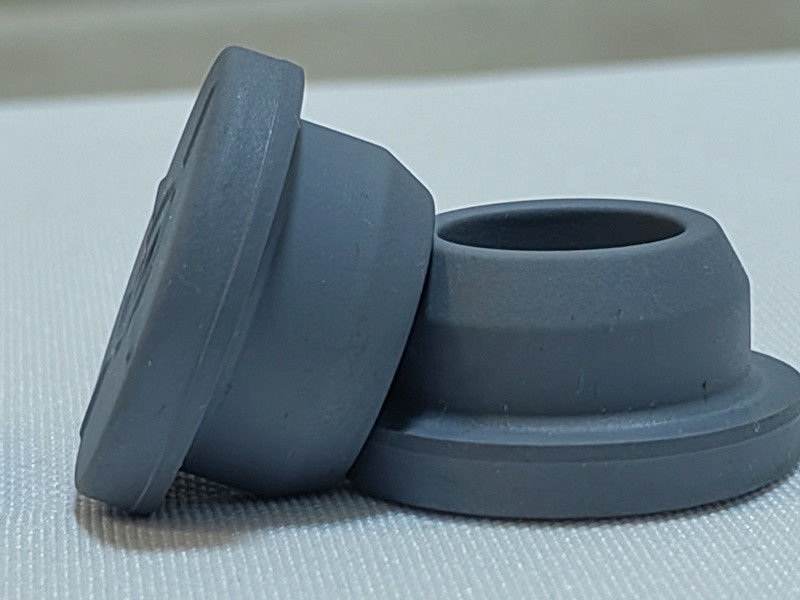 13mm 20mm 28mm 32mm Gri Farmasötik Klorobutil Butil Kauçuk Kapak Cam Enjeksiyon Şişesi Aşı Şişesi