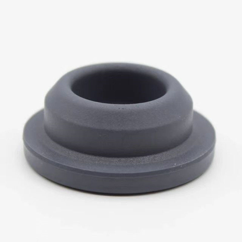 13mm 20mm 28mm 32mm Gri Farmasötik Klorobutil Butil Kauçuk Kapak Cam Enjeksiyon Şişesi Aşı Şişesi