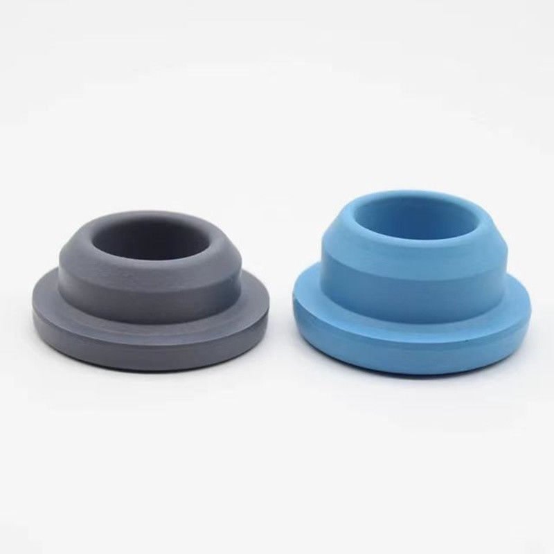 28mm 32mm Etilen oksit sterilize tıbbi tüketim malzemeleri Cam enjeksiyon şişesi için Bromo butil kauçuk durakları