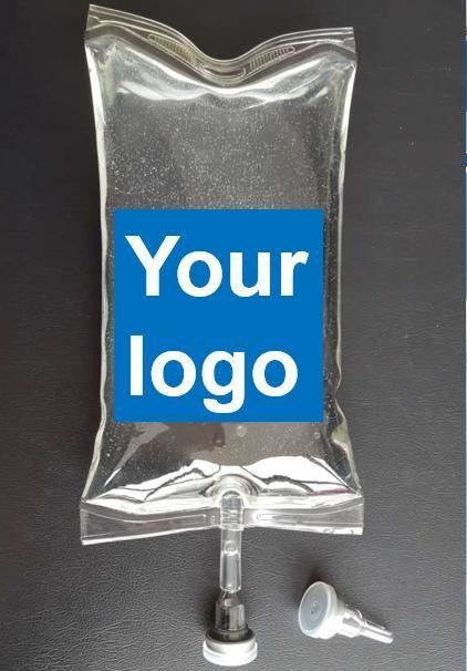 250 ml 500 ml 1000 ml tek kullanımlık infuzyon torbası Tıbbi PVC Steril Saline IV sıvı çözeltisi PVC infuzyon torbası