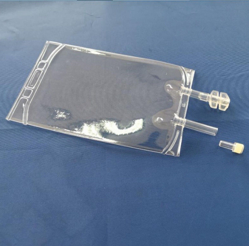 250 ml 500 ml Kompozit PVC Infuzyon Torbası Büyük Hacimli Tek kullanımlık İntravenöz sıvı basınçlı IV Solüsyon Taşıma Torbası