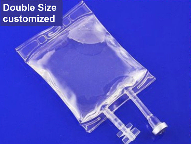 Plastik tıbbi steril infüzyon torbası 100ml 250ml 500ml PVC Sodyum klorür çözeltisi IV infüzyon sıvısı torbası