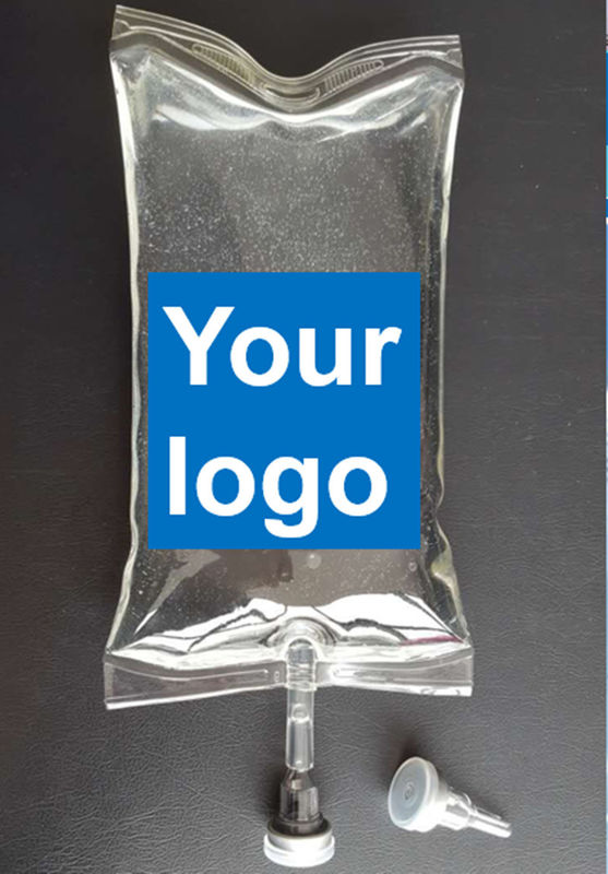 500 ml 1000 ml PVC Steril IV Torbalar PVC IV Torba Tek kullanımlık Plastik Tıbbi Steril Torbalar Infüzyon Torbaları