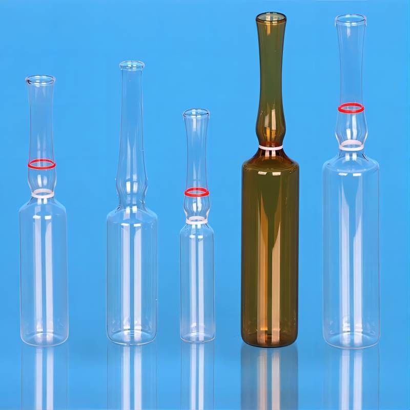 2 ml 5 ml 10 ml Boş USP standart borosilikat Cam Ampular Penisilin Enjeksiyon Tıbbı için Şeffaf ve Amber Rengi