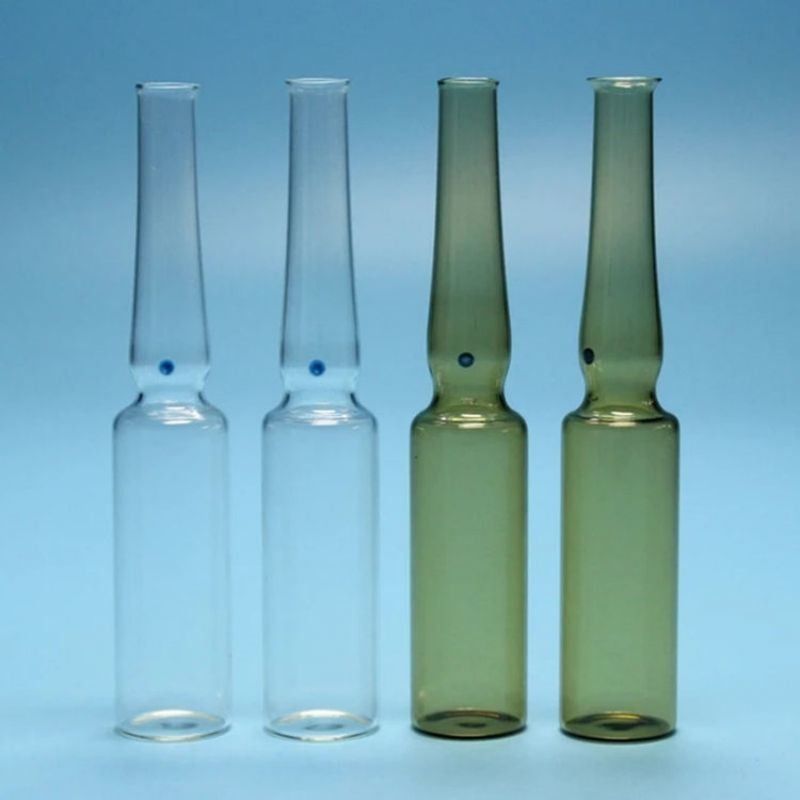 2 ml 5 ml 10 ml Boş USP standart borosilikat Cam Ampular Penisilin Enjeksiyon Tıbbı için Şeffaf ve Amber Rengi