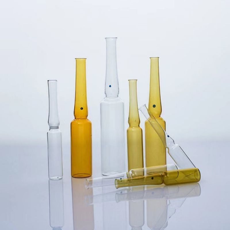 2ml 3ml 5ml 10ml 20ml açık yaşlanma karşıtı cilt bakımı aydınlatıcı serum Amber Enjeksiyon Boş Cam Ampuletler Enjeksiyon için