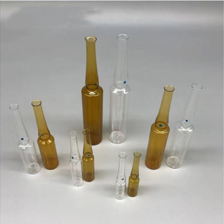 1ml 2ml 5ml 10ml 20ml Çin ve ISO Standart Cam Ampulat Tek kullanımlık Farmasötik borosilikat Cam Ampulat