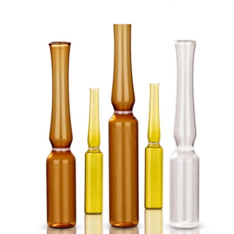 1ml5ml 10ml 20ml kozmetik deri bakımı ilaç Cam Ampulet Renkli Yüzük Logo Baskı Ekran Baskı B Form