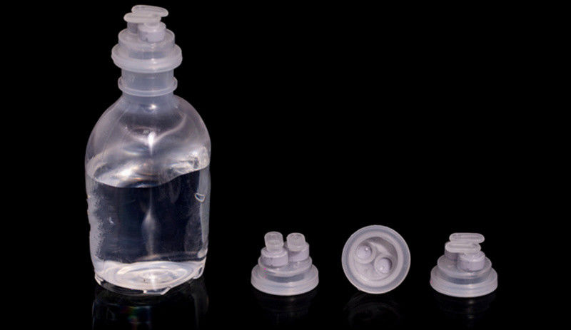 30mm Tıbbi İfüzyon Şişesi PP Tıbbi İfüzyon Şişesi İfüzyon Torbası Çift Çekme Yüzük Kapağı Euro Baş Kapağı